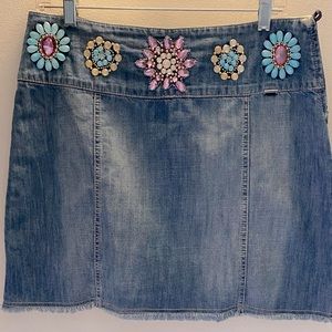 Escada Sport Denim mini-skirt, 70’s retro